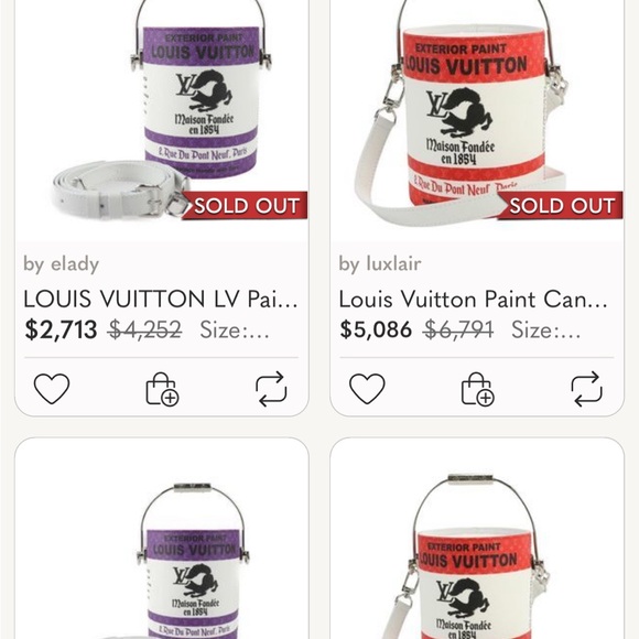 Louis Vuitton paint can bag - Picture 6 of 7